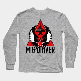 Mig Driver (distressed) Long Sleeve T-Shirt